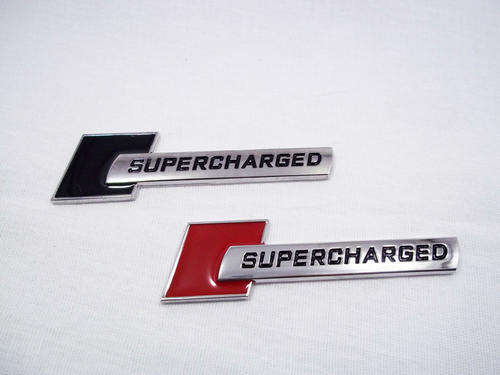 AUDI SUPERCHARGED Badges