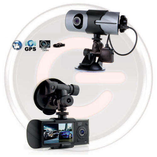 Dash Cam Dual Lens with GPS Position R300