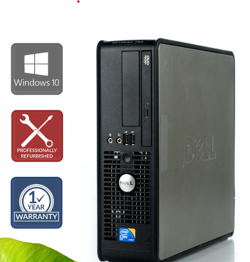 DELL OPTIPLEX 780*CORE 2 DUO*E8400*4GB RAM*500GB HDD*DVD*