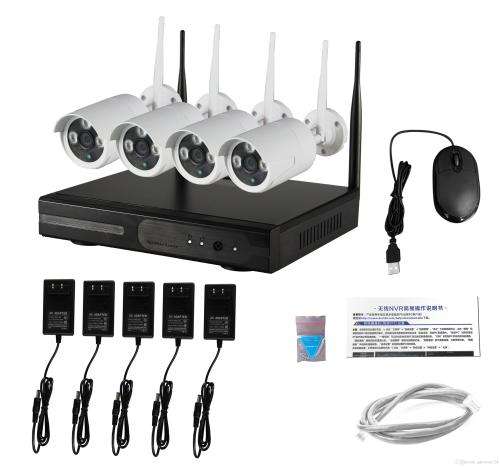 4 channel Wireless CCTV Surveillence NVR Kit(outdoor/indoor)