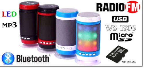 Portable Bluetooth Wireless Multimedia Speaker with USB,SD card and FM Radio