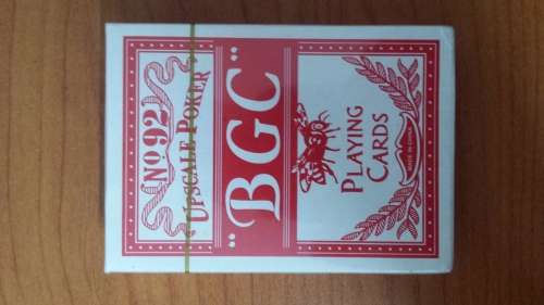 Playing Cards; BGC N0.92 Upscale Poker Cards