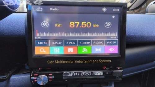 Car Radio - 7" Touch screen In-Dash Media player - 7" Radio with BT/DVD/AUX/USB MP5 player