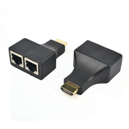 HDMI Extender - HDMI to Cat5e/6 Cable Adabtor/Extender - HDMI Twin Cable Extender