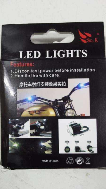 Motorcycle Handle Bar Lights - LED Motorcycle Handle Bar Lights - CREE LED