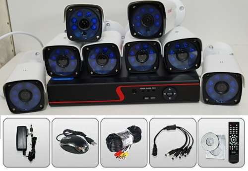 AHD 8 Channel Kit - 8 Channel AHD CCTV Security Recording System