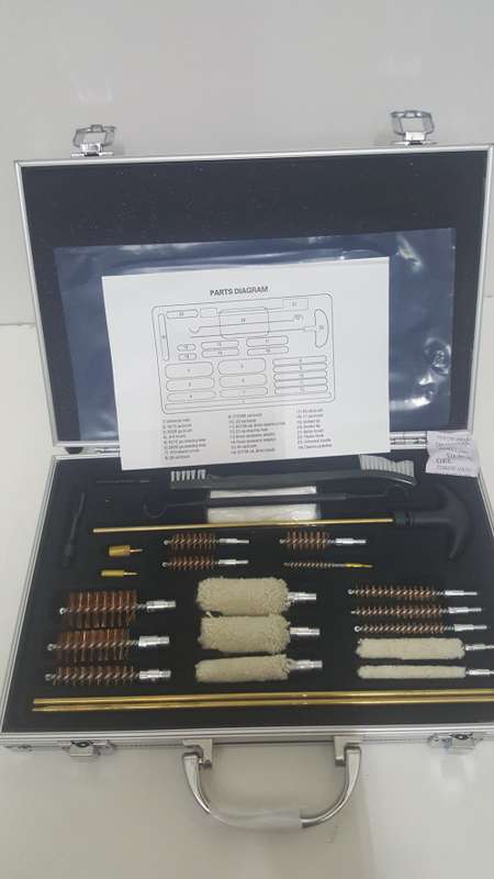 Gun Cleaning Kit - Gun Cleaning Set - Universal Gun Cleaning Set .22 - .45 Cal + 410ga - 12ga