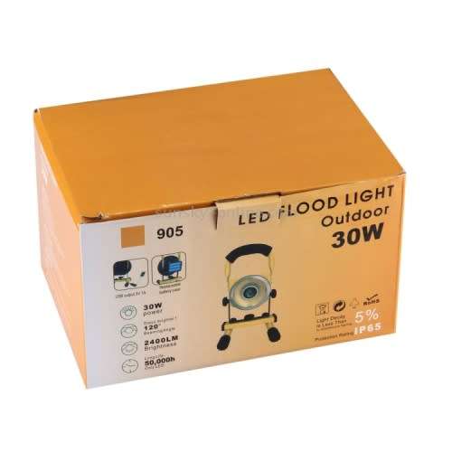 30W 12V FLOOD LIGHT - 30W Portable FloodLight