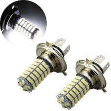 H4 LED Headlights - H4 24W LED Headlight Bulbs - H4 24W 120 LED Headlight Set