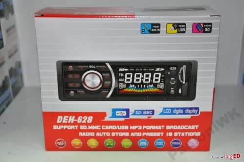 Car Radio - Car Radio and Media Player SD/Aux/USB 12V and 24V compatible