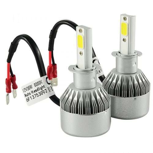 LED Headlight Kit - C6 H3 2cord LED Head Light Kit - H3 2cord LED Headlights