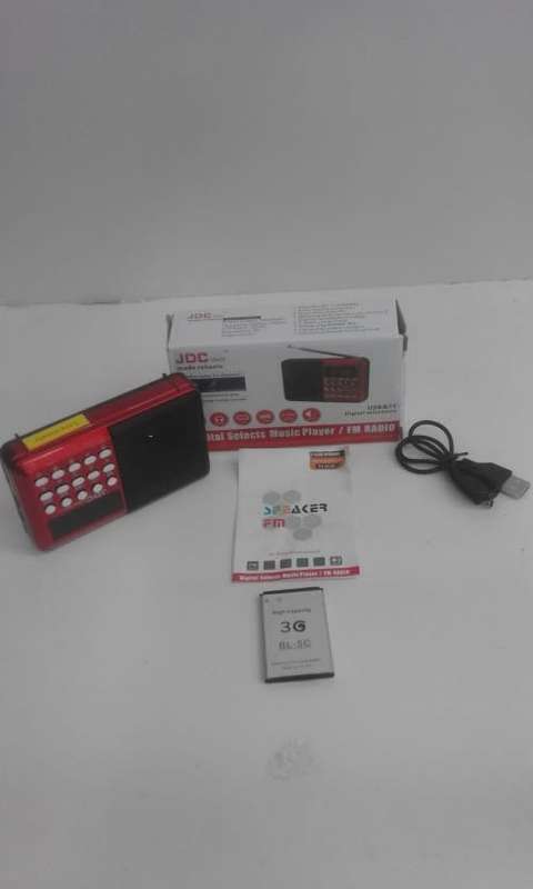 Portable Radio + MP3 Player -  FM Radio With TF(SD) Card Reader and built in speaker