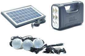 Solar Light Kit -  Outdoor Solar Lighting System - 3 Bulb LED Solar Light Kit