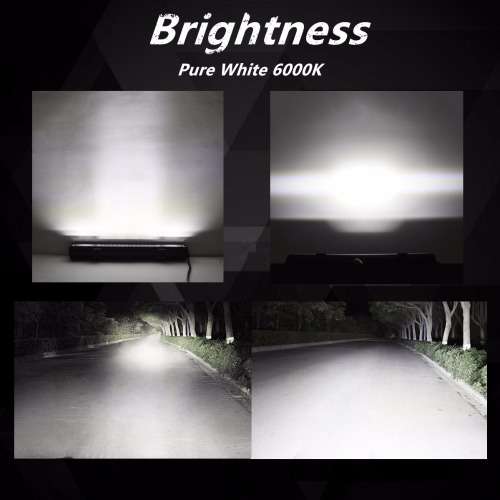 144W 48 LED Bar Light - Hight Brightness New Design 144W 6000K LED Bar Light