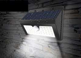 30 Led Solar Light - LED Solar Wall Light with Motion Sensor