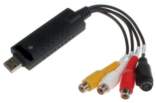 USB 2.0 Video Adapter With Audio  Video DVR - S-Video