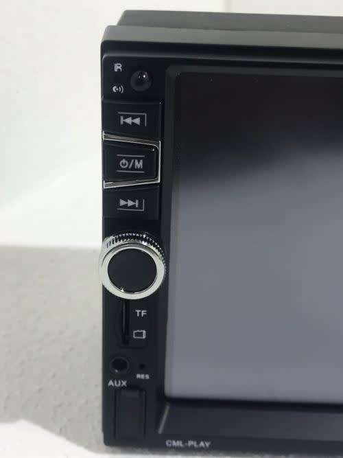 Car Radio - 7" Touch screen Double-Din Media player - 7" Radio with BT/DVD/AUX/USB MP5 player