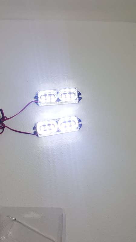 Lights Super Bright 12V   LED Lights Strobe  Warning Lamp Decoration White