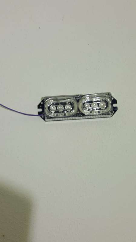 Lights Super Bright 12V   LED Lights Strobe Warning Lamp Decoration R/B (Small)