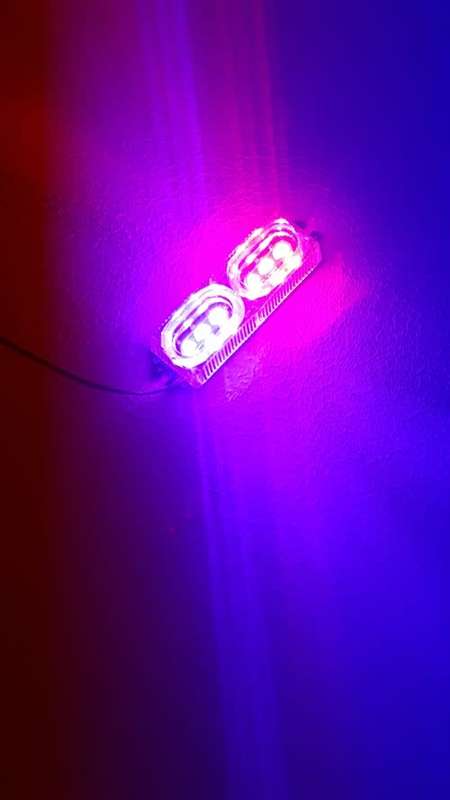 Lights Super Bright 12V   LED Lights Strobe Warning Lamp Decoration R/B (Small)