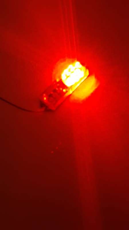 Lights Super Bright 12V   LED Lights Strobe Warning Lamp Decoration R/B (Small)