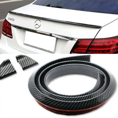 Boot Spoiler - 1.5m Rubber Carbon Look Tail And Glass Spoiler