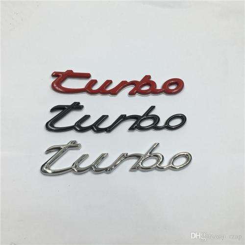 Boot Emblem - Turbo Boot Emblem - Turbo Boot and Fender Emblem
