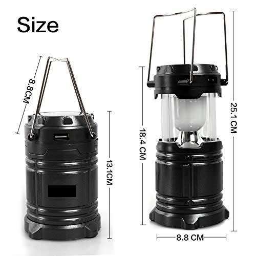 Rechargeable Lamp - Portable Rechargeable Emergency Lamp - 6 LED Solar Lamp