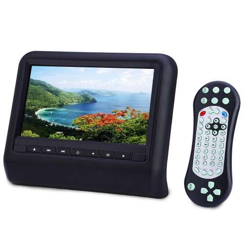 9" Headrest Monitor - 9" DVD Headrest Monitors with built in Speakers - Media Monitors