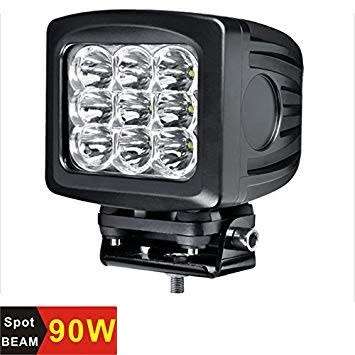 90W LED Spotlight - 5.2" 90W 9 LED Spotlight - 90W 5.2" Heavy Duty Spot Light