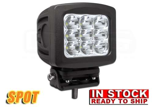 90W LED Spotlight - 5.2" 90W 9 LED Spotlight - 90W 5.2" Heavy Duty Spot Light