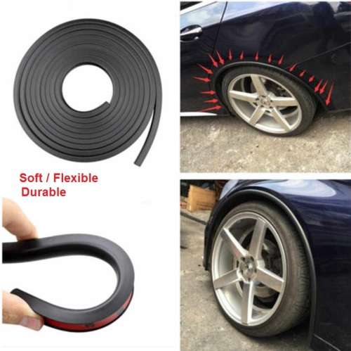 Fender Protector - Rubber Fender Guard - Black Double Fender Guard