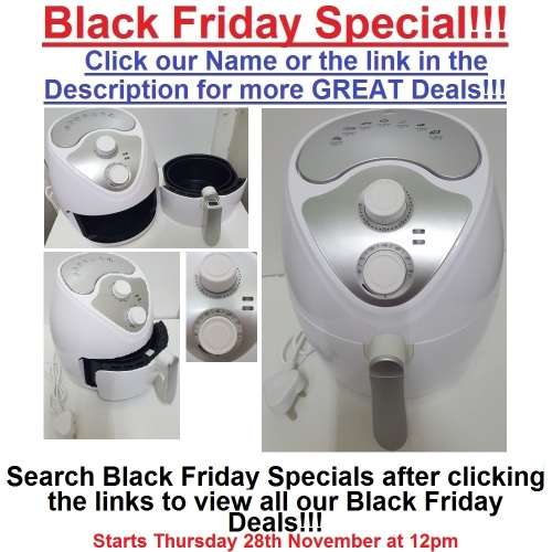 Black Friday Special!!! Air Fryer - 1300W White Air Fryer - XF-001 1300W White Air Fryer