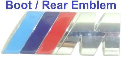 BMW-M Emblem Special!!! BMW-M Badges - BMW-M Emblem Set - M Front, Side, Boot Badge Set
