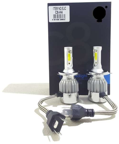 LED Headlight Kit - C8 H4 3pin LED Headlight Kit - C8 H4 12V~24V Headlight Bulb