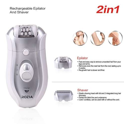 Clearance Auction!!! Epilator and Shaver - Rozia 2in1 Shaver and Epilator - 2in1 Shaver & Epilators