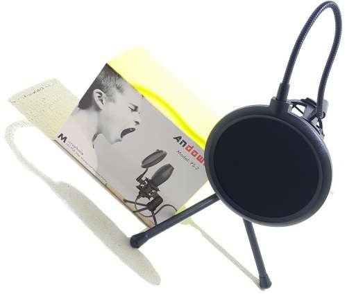 Microphone Stand - Mini Microphone Tripod Stand - Condenser Microphone Stand