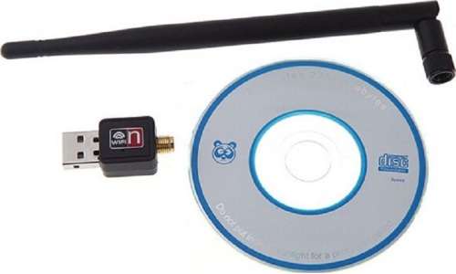 WiFi Reciever - Wireless Antenna - USB 2.0 Wireless 802.11n Receiver with Software Disc