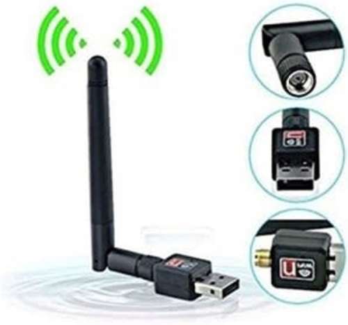 WiFi Reciever - Wireless Antenna - USB 2.0 Wireless 802.11n Receiver with Software Disc
