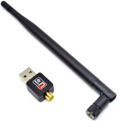 WiFi Reciever - Wireless Antenna - USB 2.0 Wireless 802.11n Receiver with Software Disc