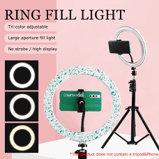 13 Inch Dimmable LED Ring Light With Tripod