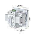 2P 63A MCB Type Double Powe sourc AutomaticTransfer Switch GCQ2-63/2P