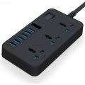 BT09 Power Socket 3 AC 6 USB Charger