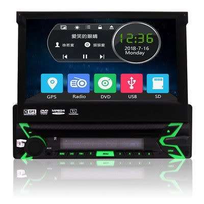 Car Radio - 7" Touch screen In-Dash Media player - 1Din Style 7" BT/DVD/AUX/USB MP5 player Radio
