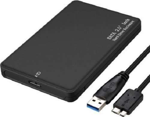 External HDD Case - 25 Inch HDD Enclosure - SATA HDDSSD External 25` Hard Drive Case
