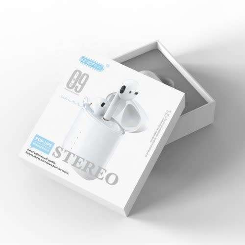 Bluetooth Earphones - Earbud Bluetooth Headsets - TWS09 Rechargeable Wireless Headsets