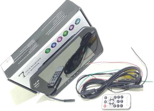 7" RearView Monitor - Bluetooth Media player Monitor - 7" Bluetooth LCD Rearview Monitor
