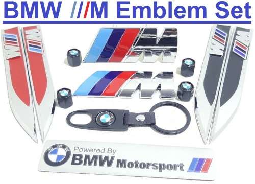 BMW M Emblem Special!!! BMW-M Badges - M Emblem Set - M-Power Badge Set