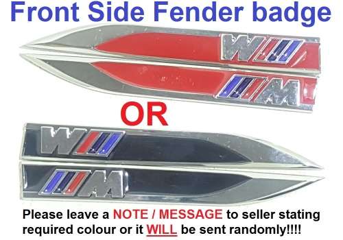 BMW M Emblem Special!!! BMW-M Badges - M Emblem Set - M-Power Badge Set