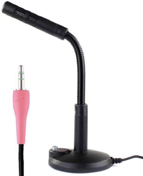Microphone - Condenser Microphone With Tripod Stand - 3.5mm Jack PC/Mobile Condenser Microphone